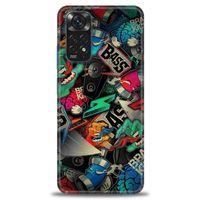 Xiaomi Redmi Note 12 4G Kılıf HD Baskılı Kılıf - Bass + Tam Ekran Koruyucu
