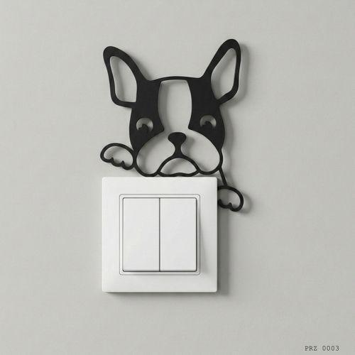 Köpek Figürlü Anahtar Priz Dekoru