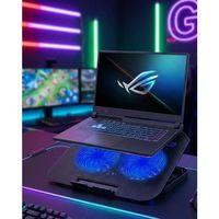 Çift Fanlı Laptop Soğutucu Stand 17 İnç Uyumlu 8 Kademeli Ayarlı Usb Girişli