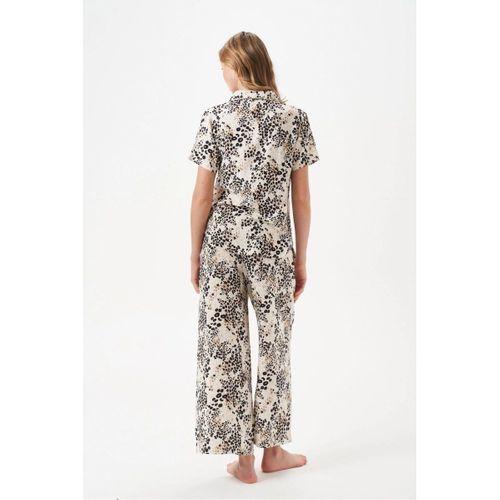 Pjs 29049 Kadın Düğmeli Pijama Takım