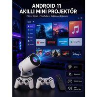 Full Hd 8 Gb Ayaklı Çift Kollu 4k Video Oyun Konsolu Taşınabilir Yeni Nesil