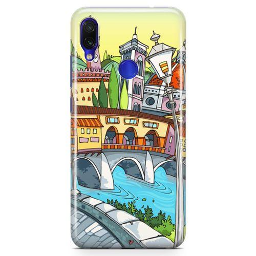 Xiaomi Redmi Note 7 Pro Kılıf Floransa Romantik Arka Kapak Koruma Desenli Full Koruyucu