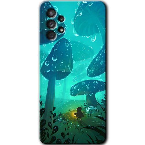 Potkal Hediye Fabrikası Samsung Galaxy A73 Kılıf HD Desen Baskılı Arka Kapak - Silhoutte Dropss