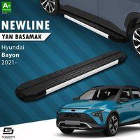 S-Dizayn Hyundai Bayon NewLine Aluminyum Yan Basamak 173 Cm 2021-2024 A+ Kalite
