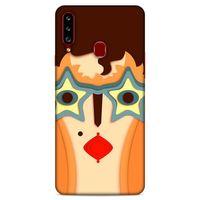 Lopard Samsung Galaxy A20s Uyumlu Kılıf Soyut Sanat (2) Desenli Kabı