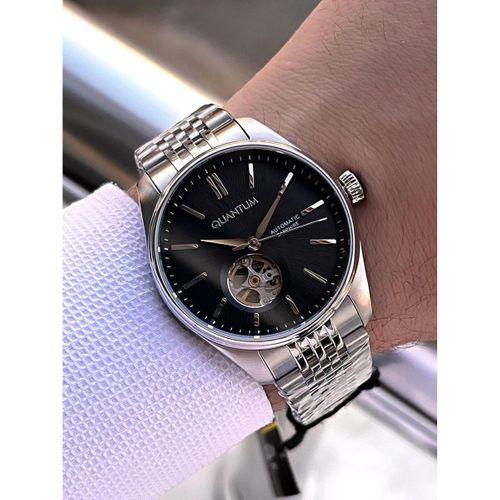 Quantum Otomatik Mekanizma Sapphire Cizilmez Cam Çelik Kordon 10 Atm Erkek Kol Saat EMG.1207.350