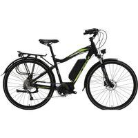 Bisan E-City 1x9 Vites Elektrikli Şehir Bisikleti Siyah-Yeşil 48 cm