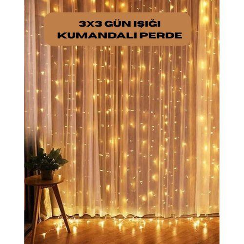 8 Fonksiyonlu Uzaktan Kumandalı Günışığı Perde Peri Led Dekoratif Işık