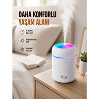 Usb Girişli Taşınabilir Mini Nemlendirici 300ml Su Hazneli
