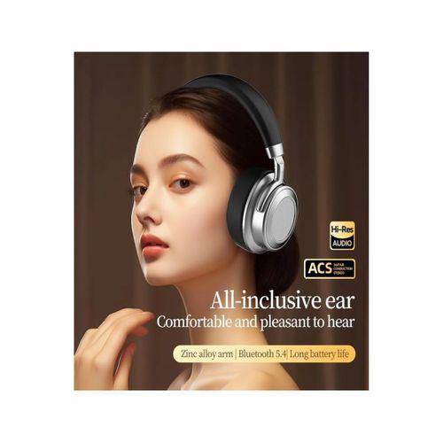 Metal Kulak Üstü Kablosuz Bluetooth Kulaklık Hybrid Anc Type-c Hızlı Şarj Bluetooth 6.0