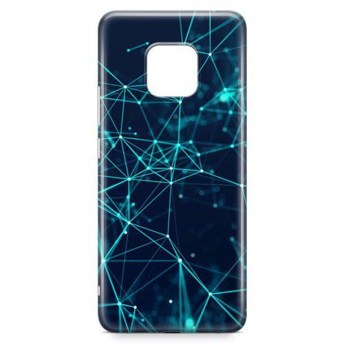 Huawei Mate 20 Pro Kılıf Yeşil Ağ Arka Kapak Koruma Desenli Full Koruyucu