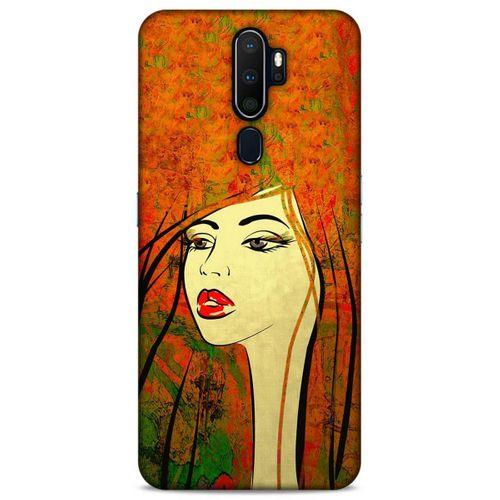 Lopard Oppo A9 2020 Uyumlu Kılıf Sürreal Yüzler ♀ (30) Silicone Case Desenli