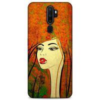 Lopard Oppo A9 2020 Uyumlu Kılıf Sürreal Yüzler ♀ (30) Silicone Case Desenli