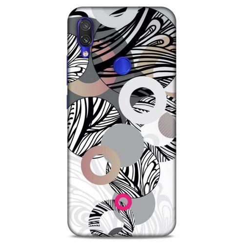 Lopard Xiaomi Redmi Note 7 Pro Uyumlu Kılıf Soyut Sanat (42) Desenli Rugged Armor Kılıf