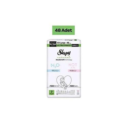 Sleepy Sleepy Natural Double Soft Bebek Bezi Ultra Paket 7 Beden 48 Adet