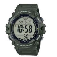 Casio AE-1500WHX-3AVDF Quartz Silikon Yeşil 10 ATM 51 mm Erkek Kol Saati