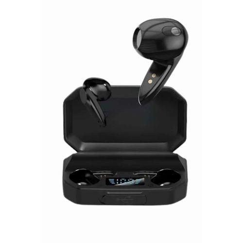 Rgb Işıklı Çift Mikrofonlu Siyah Profesyonel  Kulaklığı Kablosuz Kulakiçi