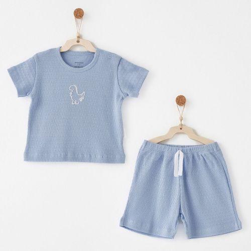 Andywawa Andywawa AC26771 Jacquard Special Modal 2li Takım Blue