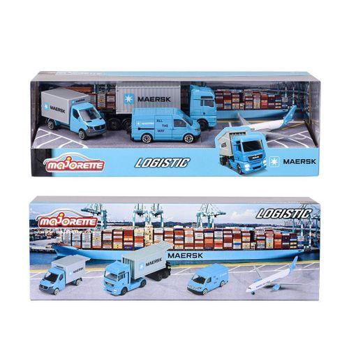 212057290 Majorette MAERSK Lojistik Arabaları 4 Parça -Simba