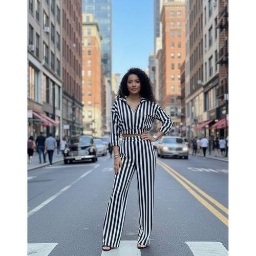 Kadın çizgi Detay Kadife Kumaş Hırka Pantolon Ikili Takım