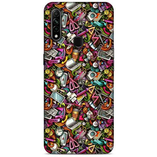 Graffitix (10) Desenli Silikon Kapak Oppo A31 Kılıf