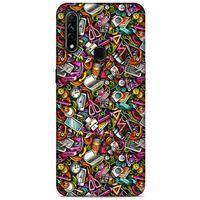 Graffitix (10) Desenli Silikon Kapak Oppo A31 Kılıf