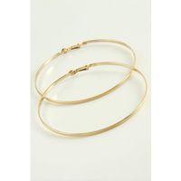 Noktalı Metal Halka Küpe 9-10 cm