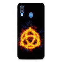 Lopard Samsung Galaxy A40 Uyumlu Kılıf FireX (45) Liquid Air Kılıf Kırmızı