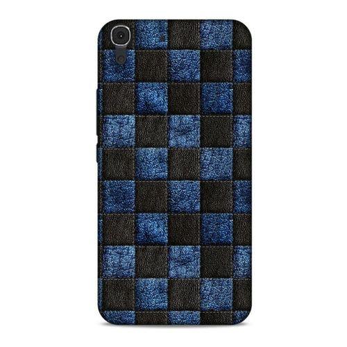 Huawei Honor 8a Kılıf Patchwork (9) Kılıf Siyah Mavi