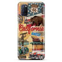 Retro (15) Desen Antişok Kılıf Renkli Alcatel 3x 2020 Kılıf