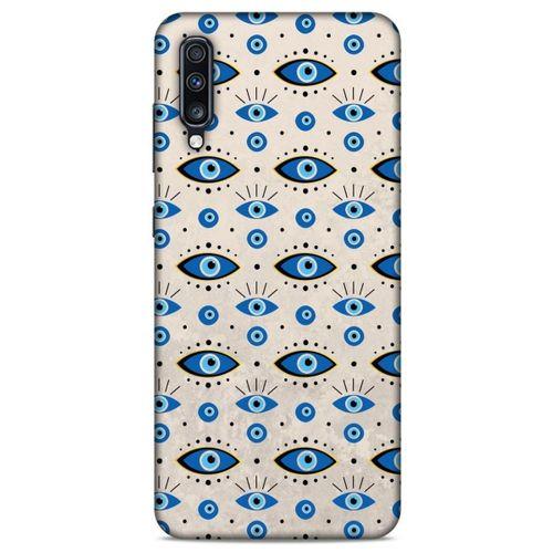 Nazarium (33) Desenli Silikon Kapak Samsung Galaxy A70 Kılıf