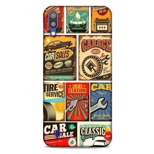 Retro (19) Desen Kılıfları Renkli Samsung Galaxy M10 Kılıf