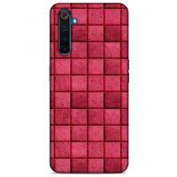 Oppo Realme 6 Pro Kılıf Patchwork (29) Arka Koruma Kılıfı Pembe