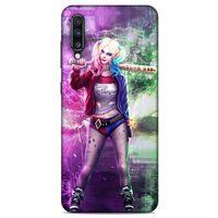 Samsung Galaxy A70s Uyumlu Kılıf Harley Quinn (30) Silicone Case Koyu kahverengi