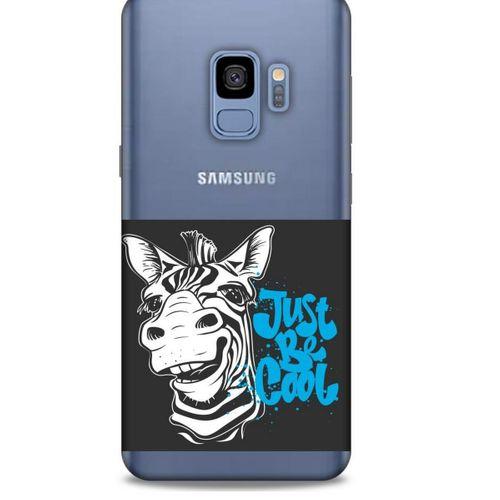 Zoologix (61) Samsung Galaxy S9 Şeffaf Kılıf Silikon Desenli