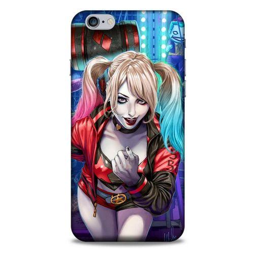 Apple Iphone 6S Plus Uyumlu Kılıf Harley Quinn (38) Neo Hybrid Kılıf Limoni