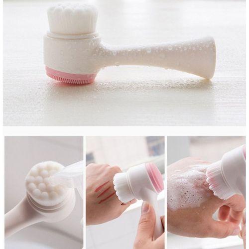 Çift Taraflı 3D Yumuşak Yüz Bakım Fırçası