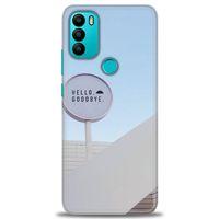 General Mobile GM 21 Plus Kılıf HD Baskılı Kılıf - Hello GoodBye + Tam Ekran Koruyucu