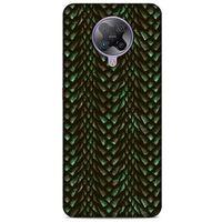 Xiaomi Poco F2 Pro Kılıf Dragons (3) Kapak Ejderha Cilt Yeşil