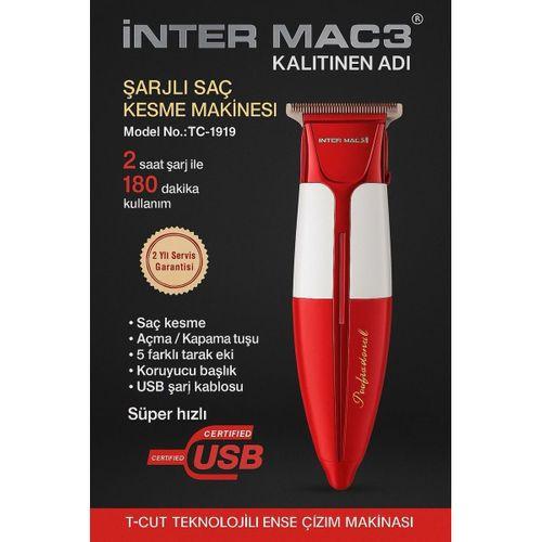 İNTER MAC3 ŞARJLI SAÇ KESME MAKİNESİ TC-1919