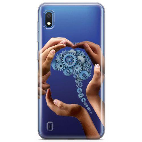 Samsung Galaxy A10 Kılıf Beyin Makinesi Arka Kapak Koruma Desenli Full Koruyucu