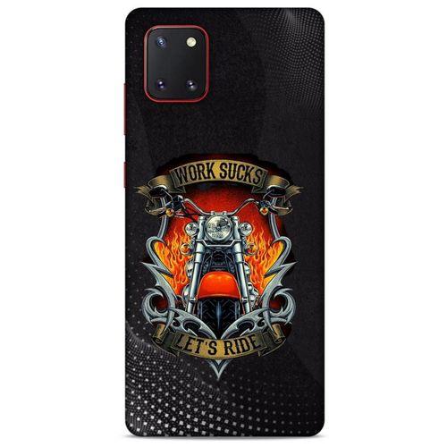 Samsung Galaxy Note 10 Lite Uyumlu Kılıf Motorsiklet (8) Baskılı Kılıf Harley Davidson