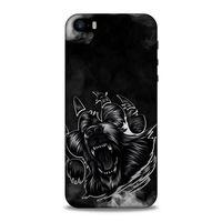 Lopard Apple Iphone 5 Uyumlu Kılıf Tattoo's (19) Kılıfları Siyah