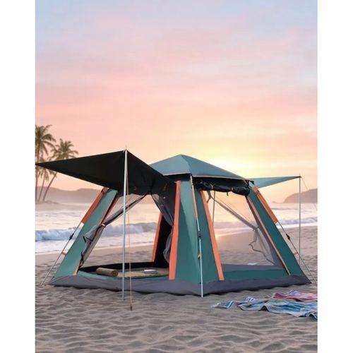 Büyük Boy Kamp Çadırı Güneşlikli 4 5 Kişilik Taşınabilir Outdoor Çadır
