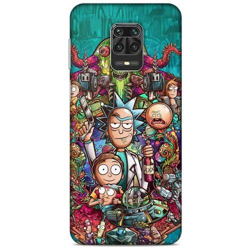 Xiaomi Redmi Note 9S Uyumlu Kılıf Rick And Morty (32) Soft Silikon Kılıf Cronenberg Morty