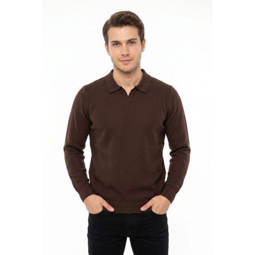 Erkek Spor Polo Yaka Mevsimlik Kazak BGL-ST05444