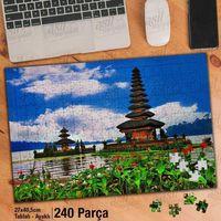 Asil Hobi Tapınak - Bitki Ve Çiçekler - Gökyüzü Yapboz - Ayak Destekli Çerçeveli 240 Parça Puzzle