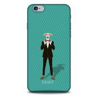 Apple Iphone 6 Plus Kılıf FunnyMaX (12) Koruyucu Silikon Turkuaz Köpek