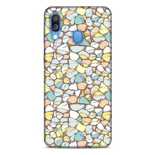 Samsung Galaxy A40 Kılıf Baskılı Özel Seri Taşlı (24) Darbe Emici Kılıf