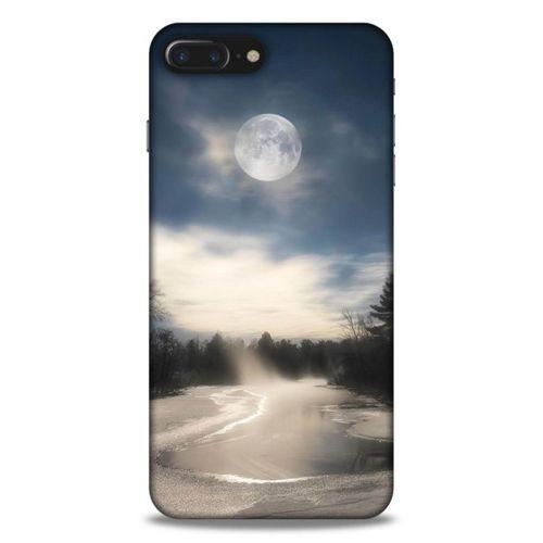 Lopard Apple Iphone 8 Plus Uyumlu Kılıf Gece'S (27) Tasarımlı Kılıf Dolunay